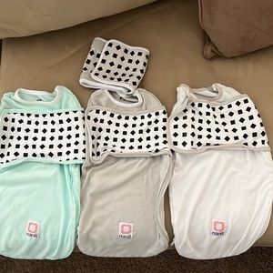 Nanit Swaddle—3 pack + breathing band (0-3 months)